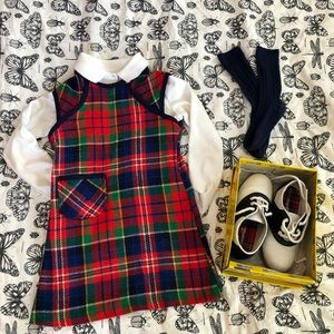 ✖️SOLD Vintage 60’s Plaid Tartan Dress